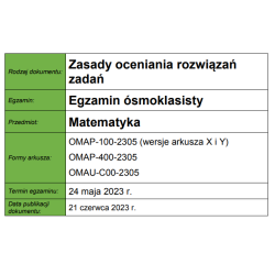 Odpowiedzi do egzaminu CKE...